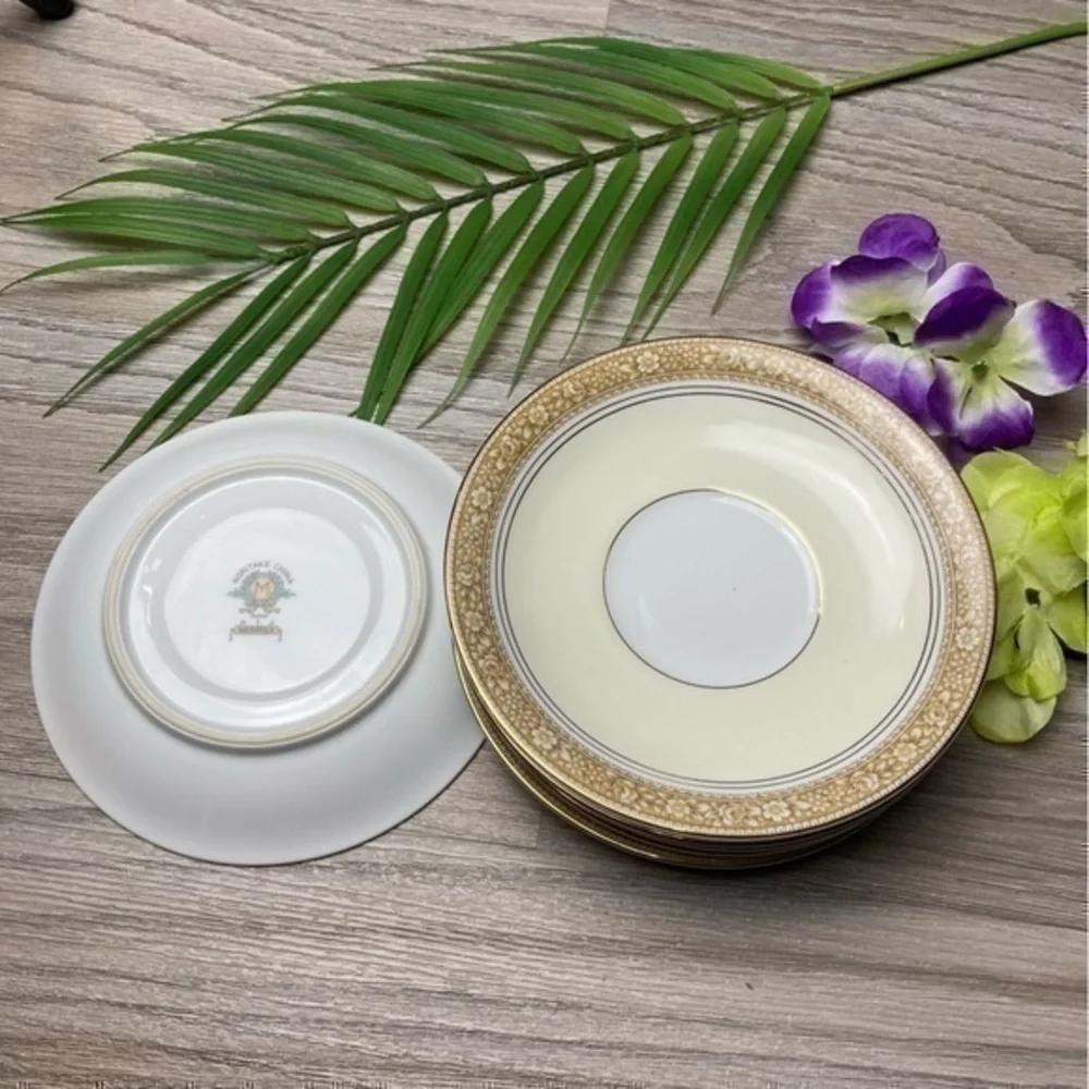 💋VTG Vintage Bread & Butter Plates (6) Nerrisa by NORITAKE - Picture 4 of 8